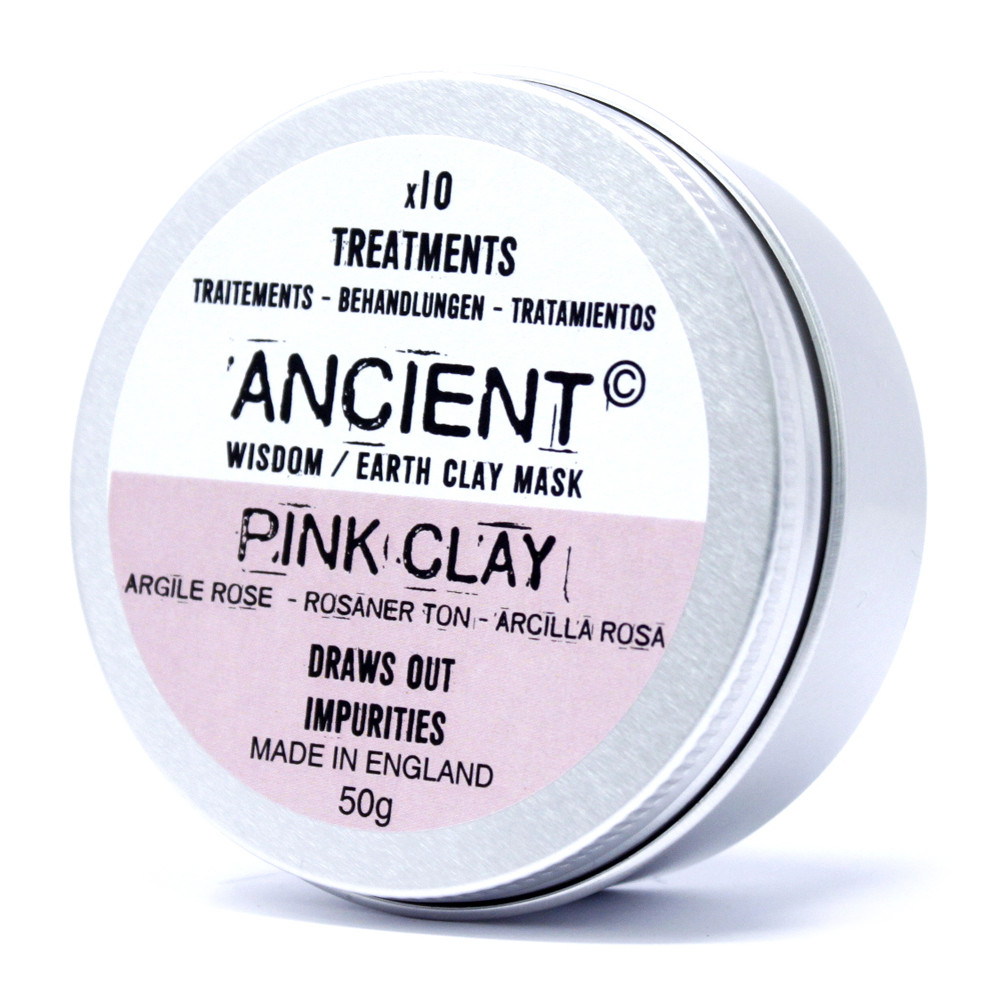 Pink Clay Face Mask 50g - Click Image to Close
